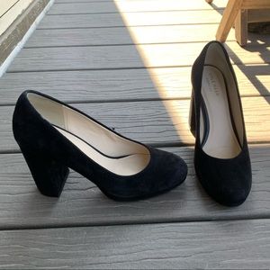 Cole Haan Black Velvet Pumps
